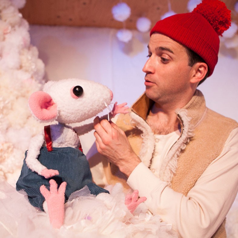 Paul Curley in original production, Snow Mouse 2015