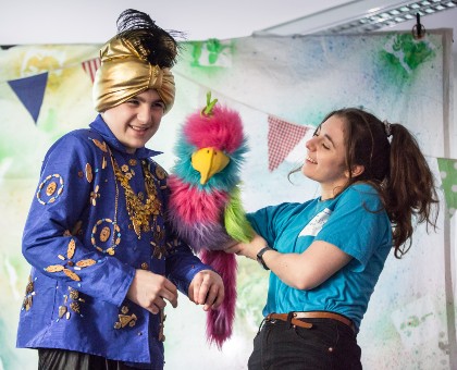 Louder Than Words performance at the Youth Theatre Showcase in March 2020.