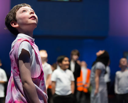 Young participants on our Play in a Week project