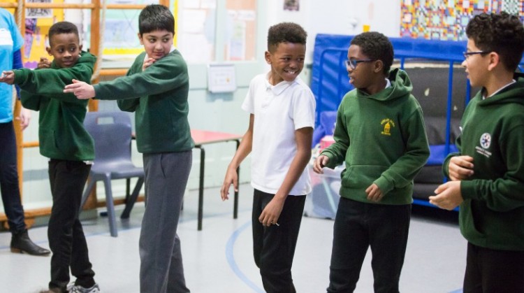 Pupils from Ashley Down Primary taking part in our annual Arts Days.
