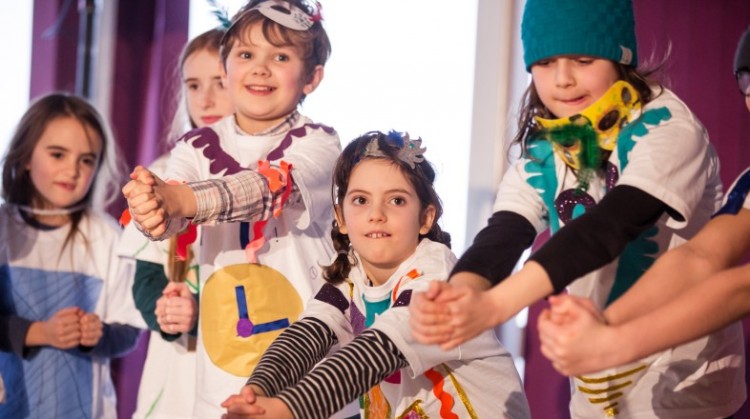 Performing at our Youth Theatre Showcase, February 2020. Photo by Camilla Adams.