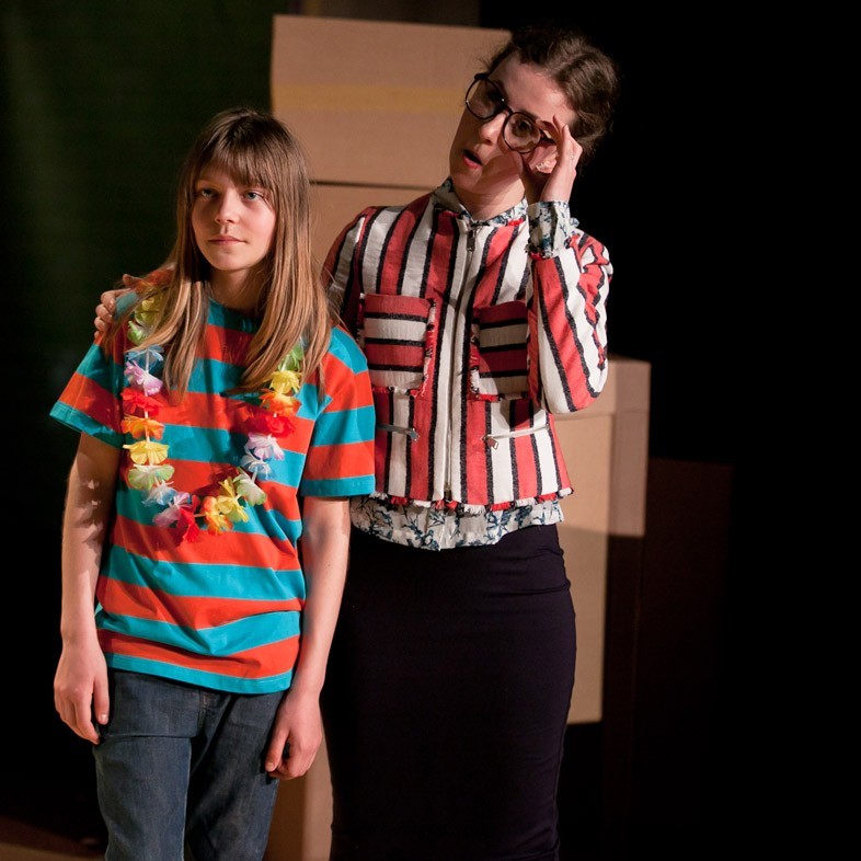 Phoenix Payne as Leo and Florence King as Millie